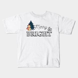 merry and bright 2020 Kids T-Shirt